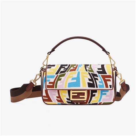 fendi multi color canvas belt bag|fendi waist belt bag.